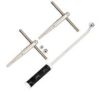 Amosfun Trumpet Maintenance Tool Repair Tool Kit with Wear-resistant Metal and Wood Construction Black Handle Strong Load-bearing Capacity for Trombone and Trumpet Repair