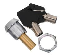 Amosfun Tubular Key Lock Set for Vending Machines with Keys - Secure Replacement Lock for Gumball and Snack Dispensers - Vintage Candy Machine Parts for Vending Business