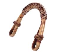 Amosfun U-Shape Rattan Teapot Handle Replacement for 6-8cm Ceramic Pottery Kettles, Removable Brown Woven Grip for Japanese Kung Fu Tea Kettle Accessories