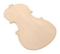 Amosfun Unfinished Violin Back Plate Wooden Panel for 4/4 Size with Optimized Resonance and Stability, for Luthier DIY Repairs and Acoustic Violin Making Projects