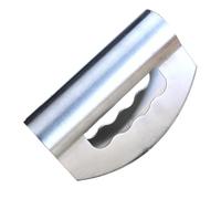 Amosfun Veggie Chopper Stainless Steel Double Bladed ChopperHerb Grinder Double Knife Salad Chopper