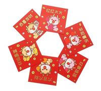 Amosfun Versatile Mini Dragon Red Envelopes Chinese Year Envelopes for Money Jewelry
