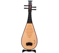 Amosfun Vintage Chinese Lute Model Photo Prop Simulation String Instrument Decoration for Hanfu Photography and Ancient Style Scenes