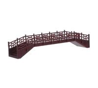 Amosfun Vintage Miniature Garden Bridge Compact Plastic Ornament for Micro Landscaping and Fairy Garden Decor for Aquariums and Office Spaces Detailed Craftsmanship for Traditional Chinese