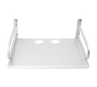 Amosfun Wall Mounted Utility Shelf for Router and Set-top Box Space-saving Storage Rack with Wireless Device Holder for Living Organisation