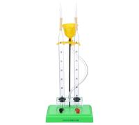 Amosfun Water Electrolysis Experiment Device Instrument for Laboratory and Home Use with Observation and Easy to Understand Plastic Electrolysis Unit for Teaching Experiments