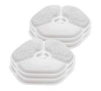 Amosfun Water Plastic Fountain Replacement Pet 6pcs Filters for Cat Improves Drinking, Material, Individually Packaged Taste White Replacement Parts Fountains Suitable for Cats