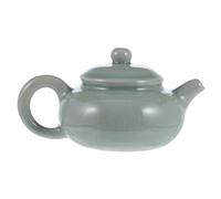 Amosfun Water Pot to in Ink Water Container Easy Clean and Painting for Portable Ceramic Dropper Green Tea Shape, Adornment Creating Chinese and Paintings, Desktop for Artists