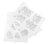 Amosfun Water Soluble Embroidery Paper Stabilizers with Stable Support for Fabrics and Bags in Handicraft Making 4 Sheets Easy to Use for Sewing and Craft Enthusiasts