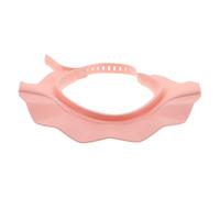 Amosfun Waterproof Adult Hair Washing Cap with Adjustable Shower Visor and Ear Shield for Elderly and Pregnant Women Bathing Protection Pink Reusable Hair Care