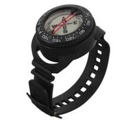 Amosfun Waterproof Scuba Diving Compass with Glow the Dark Feature, Lightweight Tpu and Abs Material, High Precision Pointer for Survival and Orienteering Outdoor Activities