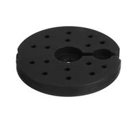 Amosfun Weighted Lamp Base 7.5 Inch Metal Block Replacement for Stable Desk and Floor Lamps DIY Indoor Lighting Accessory