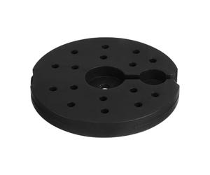Amosfun Weighted Lamp Base 7.5 Inch Metal Block Replacement for Stable Desk and Floor Lamps DIY Indoor Lighting Accessory