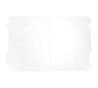 Amosfun White A4 Plastic Document Storage Box with Lid, Office File Organizer for Contracts, Certificates, and Paperwork Sorting, Desktop Paper Holder for Home and Office Use