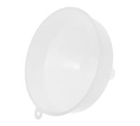 Amosfun Wide Mouth Large Plastic Funnel for Kitchen Use Transparent White Food Grade Canning Funnel with Tapered Spout Multipurpose Bottle Filling Tool for Brewing and Liquid Transfer