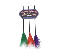 Amosfun Witch Broom Sign Halloween Broom Parking Outdoor Wall Decor Farmhouse Halloween Decor Indoor Cloth