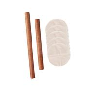 Amosfun Wooden Dough Rolling Pin with Smooth Edges for Baking and Cooking Multi Kitchen Dough Roller for Pastry Pizza Noodles and Dumpling Wrappers Professional DIY Bakery Tool
