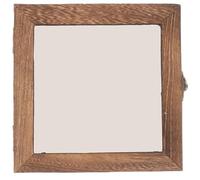 Amosfun Wooden Insect Specimen Display Box with Transparent Lid 4.0X4.0X1.8In Dustproof Case for Butterfly Bug Collection and Jewelry Storage