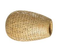 Amosfun Woven Bamboo Lamp Shade Replacement Zen Style Pendant Light Cover for Tea Restaurant Hotel Lightweight Easy Install Bamboo Lampshade for Warm Ambient Lighting
