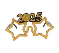 Amosfun Year Eyeglasses Fun Party Supplies Lightweight Photo Props for Celebrating Year's Eve Material for Creating Memorable Moments