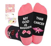 Amosking Cancer Care Gifts for Women - Chemo Care Cancer Socks, Inspirational Christmas Gifts for chemotherapy must haves for women, Get Well Soon Presents