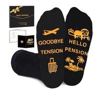 Amosking Retirement Gifts for Men Women, Funny Socks for Men, Goodbye Tension Hello Pension Socks, Mens Retirement Gifts 2026