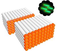 AMOSTING 100PCS Refill Foam Darts for Nerf N-Strike Elite 2.0 Series ,Compatible with All Elite Blasters - White