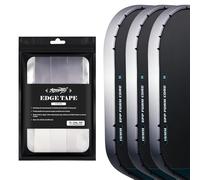 Amoswiz Pickleball Edge Guard Tape, White to Black to Gray Gradiant Color Pickleball Protection Tapes 3 Pcs, No Wrinkling, Suitable for 13MM & 16MM & 20MM Thicknesse Paddles 26MM Width