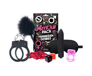 Amour Pack Forbidden Desires - Beginner's Vibrator Set - 7 Pieces