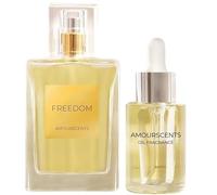 Amour Scents Libre Perfume 50ml & Essential Oil 10ml Bundle Set - Inspired Alternative Fragrance & Luxurious Scented Oil for Women, Perfect for Skin, Diffuser, Bathing & Everyday Elegance - Freedom
