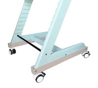 Amoxum Wheels Compatible with Stokke Tripp Trapp High Chair, with Safety Locks,360° Rotation, Silent Casters,Convenience,No Drilling Required Undamaged Your Highchair (Nature)