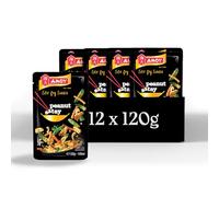Amoy Peanut Satay Stir Fry Sauce, 120 g (Pack of 12)