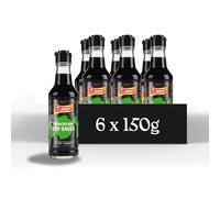 Amoy Reduced Salt Soy Sauce, 150 ml (Pack of 6)