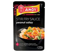 Amoy Straight to Wok Peanut Satay Stir Fry Sauce (120g) - Pack of 6