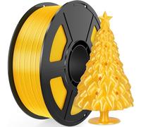 Amoybaby Bright Yellow Silk Pla Filament 1.75mm 1kg,High Precision Dimensional Accuracy +/- 0.03mm,High Strength and Tangle-Free 3D Printing Materials for Most FDM 3D Printers (2.2lbs)