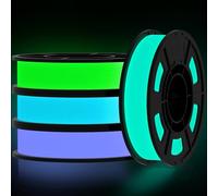 Amoybaby Glow in The Dark PLA Filament 1.75mm 3D Printing Filament, 4 * 250g Luminous PLA, Dimensional Accuracy +/- 0.03 mm, Fit Most FDM 3D Printers