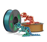 Amoybaby Gold Red + Blue Green Silk Pla Filament Bundle, 1.75mm, 1kg per Spool,2kg(4.4lbs) in Total,+/- 0.03mm,3D Printing Materials for Most FDM 3D Printers