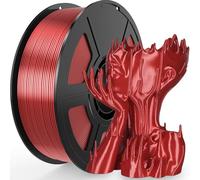 Amoybaby Red Silk Pla Filament 1.75mm 1kg,High Precision Dimensional Accuracy +/- 0.03mm,High Strength and Tangle-Free 3D Printing Materials for Most FDM 3D Printers (2.2lbs)
