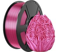 Amoybaby Rose Red Silk Pla Filament 1.75mm 1kg,High Precision Dimensional Accuracy +/- 0.03mm,High Strength and Tangle-Free 3D Printing Materials for Most FDM 3D Printers (2.2lbs)