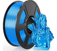 Amoybaby Sky Blue Silk Pla Filament 1.75mm 1kg,High Precision Dimensional Accuracy +/- 0.03mm,High Strength and Tangle-Free 3D Printing Materials for Most FDM 3D Printers (2.2lbs)