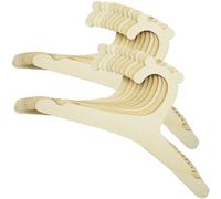 AMOYER 20pcs Kids Clothes Hanger Rack Small Wooden Hanger Home Girls Princess Room Decor for Kids Present