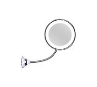AMOYER 360 Degree Rotation 10X Magnifying Makeup Mirror My Flexible Mirror Folding Vanity Mirror With LED Light Makeup Tools Dropship
