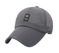 AMOYER Baseball Cap Snapback Quick Dry Mesh Breathable Sun Hat Trucker Dad Hat Cap for Women Men (Dark Gray)