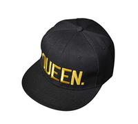 AMOYER Baseball Hat King and Queen Adjustable Hip-Hop Hats 3D Fashion Embroidered Lovers Couples Snapback Caps