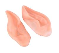 AMOYER Latex Fairy Pixie Elf Ears Cosplay Accessories Halloween Party Soft Pointed Prosthetic Ear