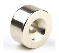 AMOYER N35 Strong Round Disc Ring Magnet Earth Neodymium 20mm X 10mm Hole 5mm
