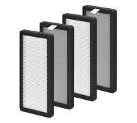 AMOYFILTER 4 Pcs KJ70F-117 Filter Replacement Compatible with Keylitos KJ70F-117 Desktop Air Cleaner Purifier, 2-Stage Filtration with H13 True HEPA Filter and Nylon Pre-filter