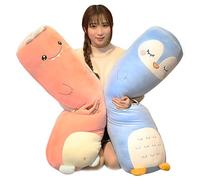 AMOZO Long Dinosaur Plush Stuffed Animals Pillows, Cute Dino Sleeping Hugging Dinosaur Plushie Pillow Soft Toys for Kids (Dino, 70cm)