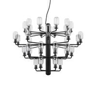 Amp Chandelier Large Smoke-coloured & Black