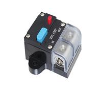 AMP Circuit Breaker Fuse Reset Car Boat Waterproof Security Fuse Accessories Vehicle Repair Tool Protected circuits (Color : Black Button 80a)